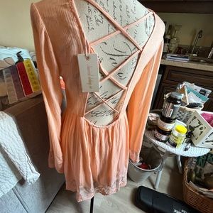 So cute size medium Americal clothing inc nwt lining on skirt lace trim #15